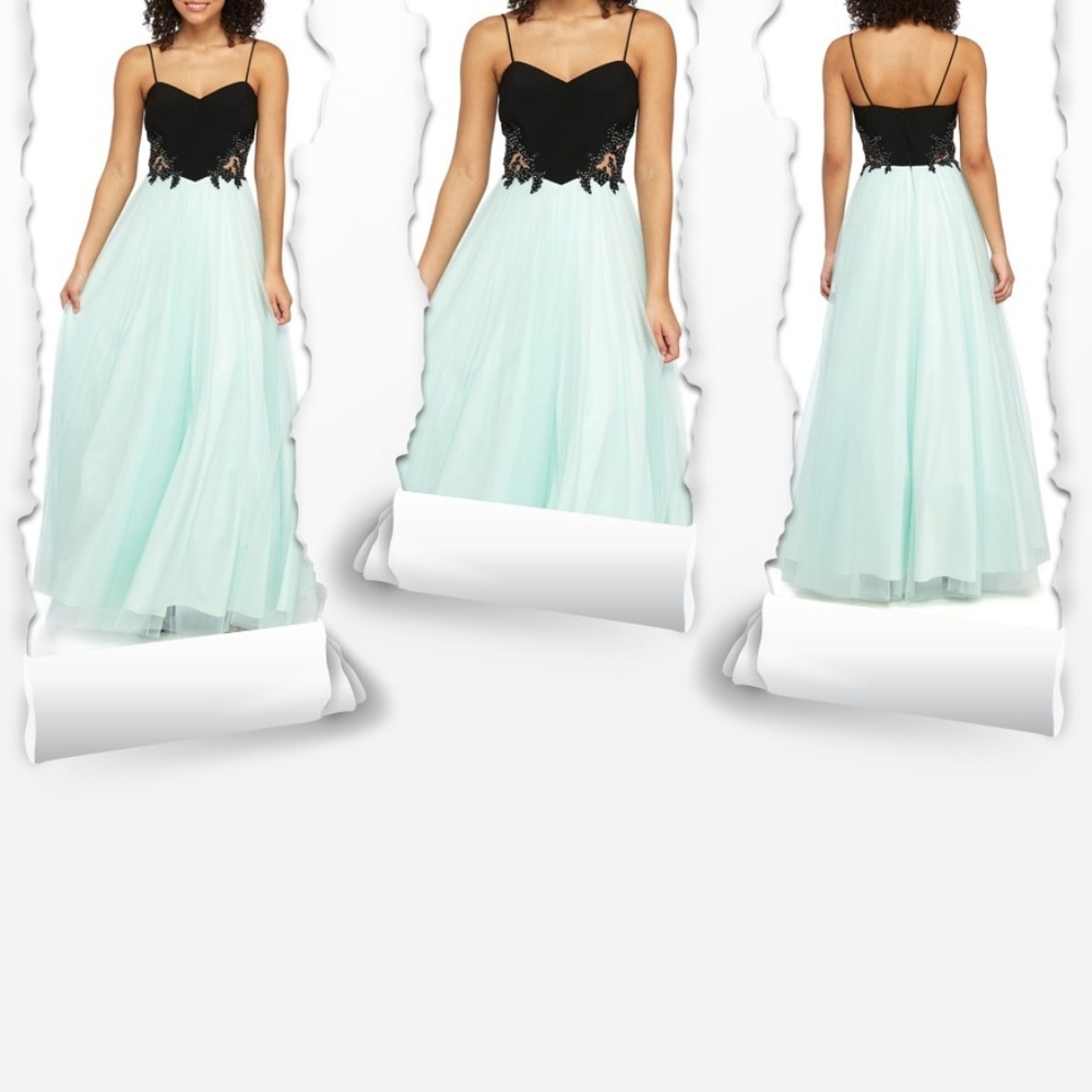 💲Sale💲💚HOST PICK💚 Beaded Illusion Mesh Bodice Gown